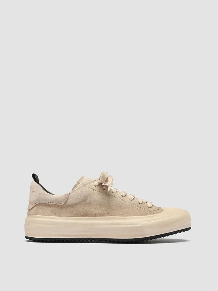 Officine Creative Sneakers MES 105 Nude Spring Ivory Suede Sneakers 8211 Women Officine Creative Sneakers MES 105 Nude Spring Ivory Suede Sneakers 8211 Women