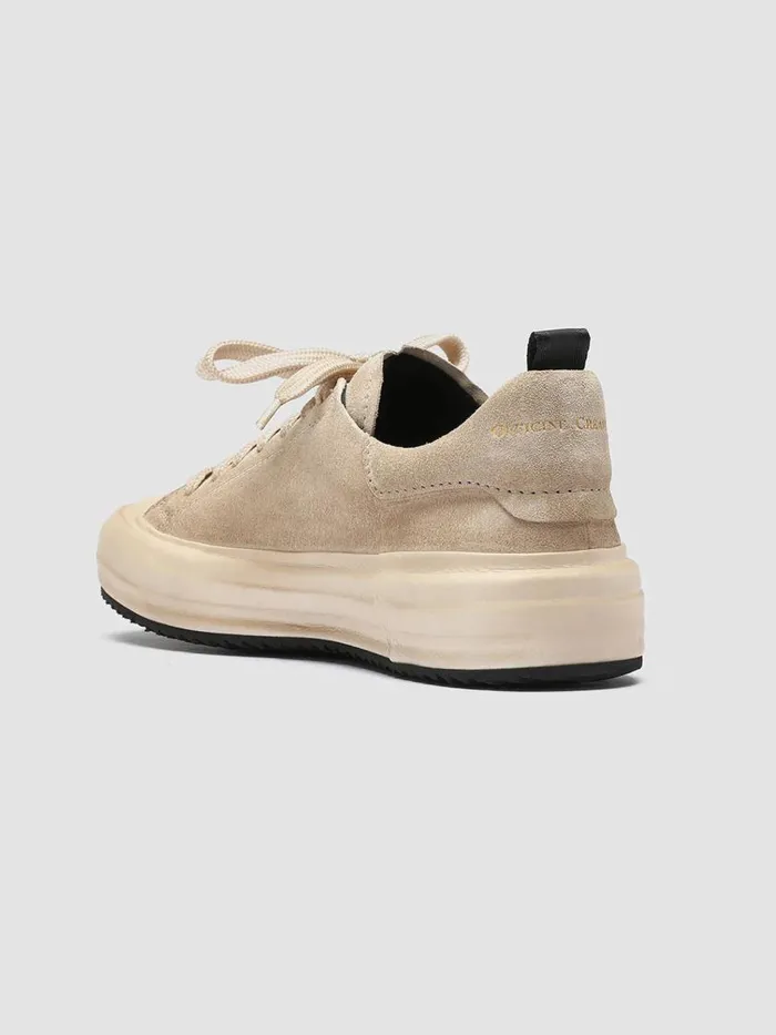 Officine Creative Sneakers MES 105 Nude Spring Ivory Suede Sneakers 8211 Women Officine Creative Sneakers MES 105 Nude Spring Ivory Suede Sneakers 8211 Women