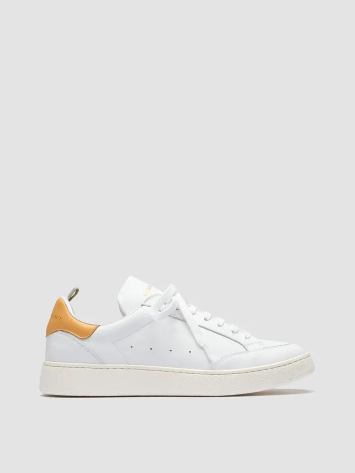 Officine Creative Sneakers MOWER 007 BiancoPropolis White Leather Sneakers 8211 Men Officine Creative Sneakers MOWER 007 BiancoPropolis White Leather Sneakers 8211 Men