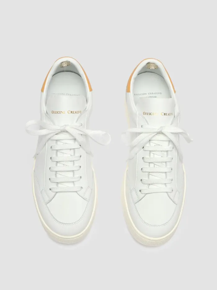 Officine Creative Sneakers MOWER 007 BiancoPropolis White Leather Sneakers 8211 Men Officine Creative Sneakers MOWER 007 BiancoPropolis White Leather Sneakers 8211 Men