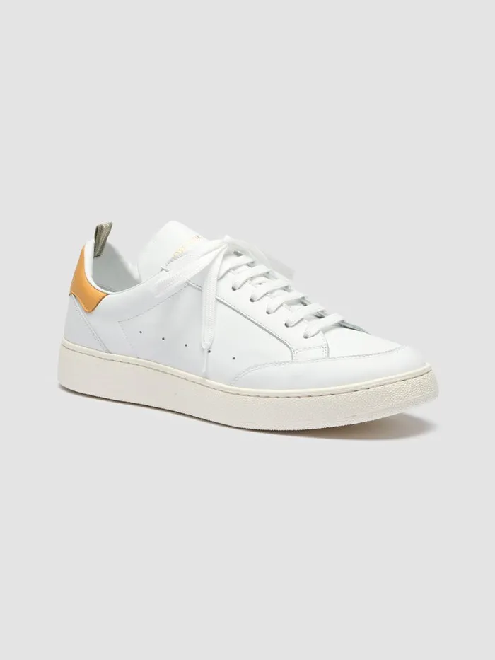 Officine Creative Sneakers MOWER 007 BiancoPropolis White Leather Sneakers 8211 Men Officine Creative Sneakers MOWER 007 BiancoPropolis White Leather Sneakers 8211 Men