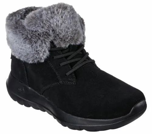 OntheGO Joy 8211 Plush Dreams Black Gray Women SKECHERS Boots