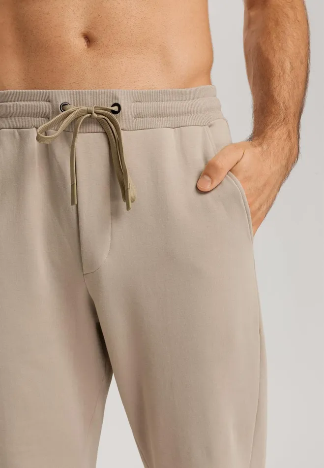 Organic Cotton Drawstring Pants Savanna Men HANRO Loungewear