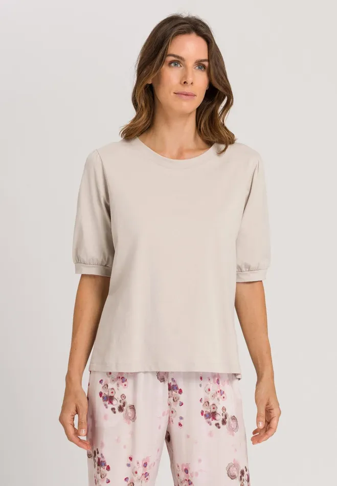 Organic Cotton Top Sepia Women HANRO Lounge Tops