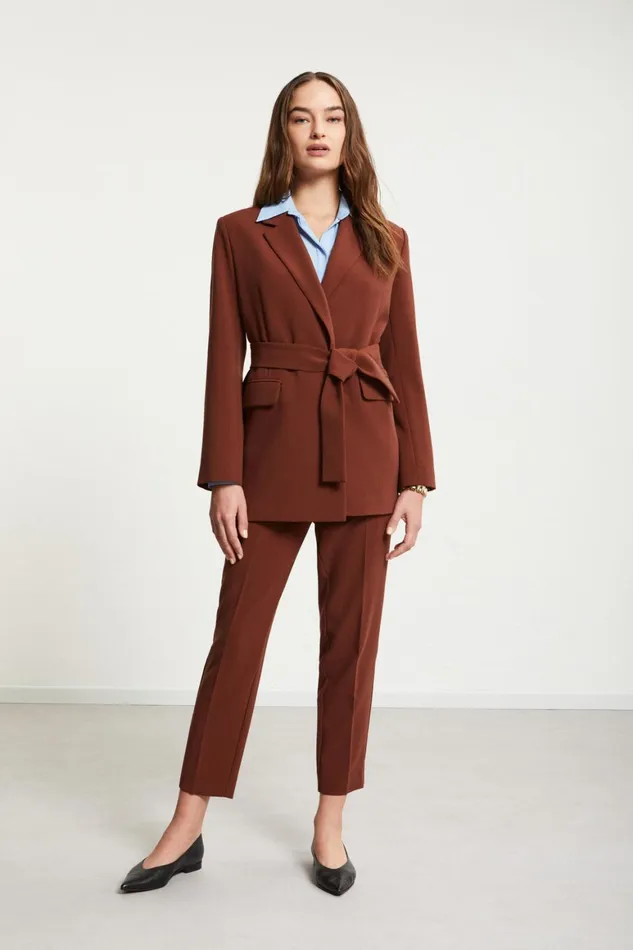 Ottod039Ame Blazer With Sash Women Blazers and Jackets