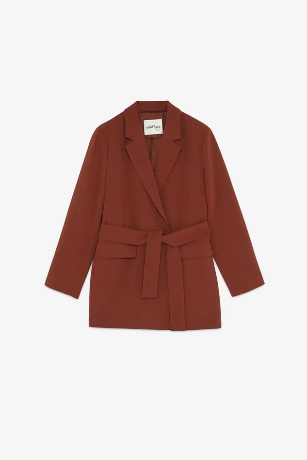 Ottod039Ame Blazer With Sash Women Blazers and Jackets