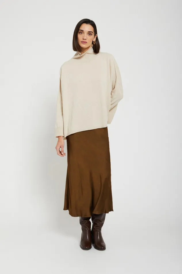 Ottod039Ame Cashmere Blend Flared Jumper Women Knitwear