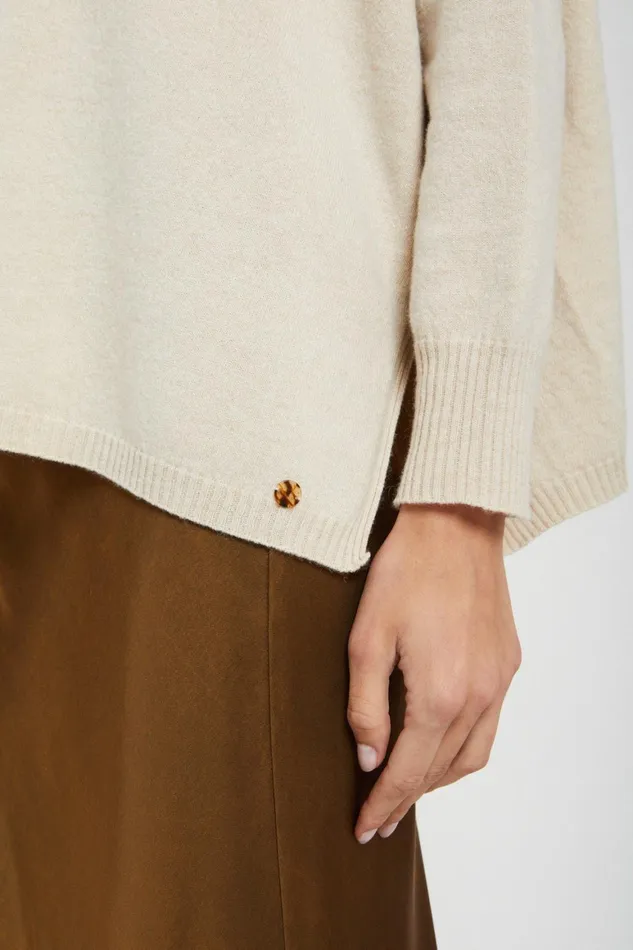 Ottod039Ame Cashmere Blend Flared Jumper Women Knitwear