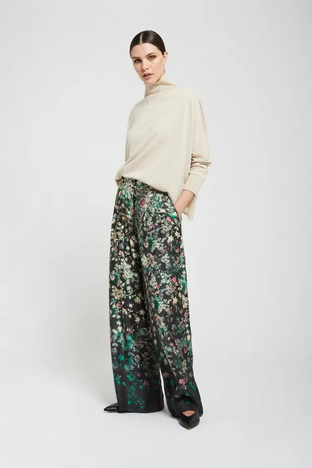 Ottod039Ame Cashmere Blend Flared Jumper Women Knitwear