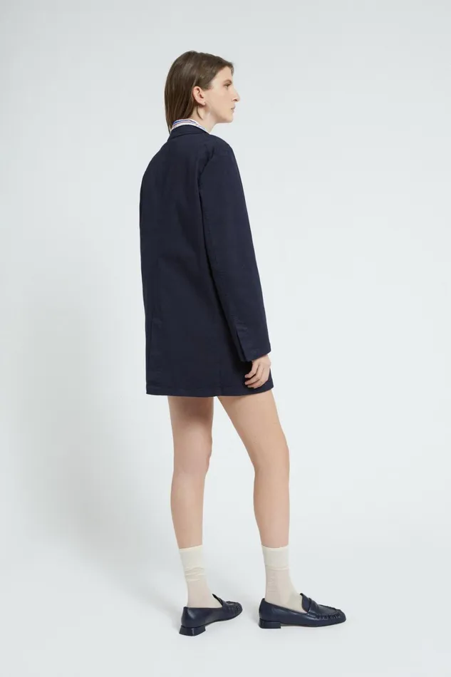 Ottod039Ame Cotton Doublebreasted Jacket Women Blazers and Jackets
