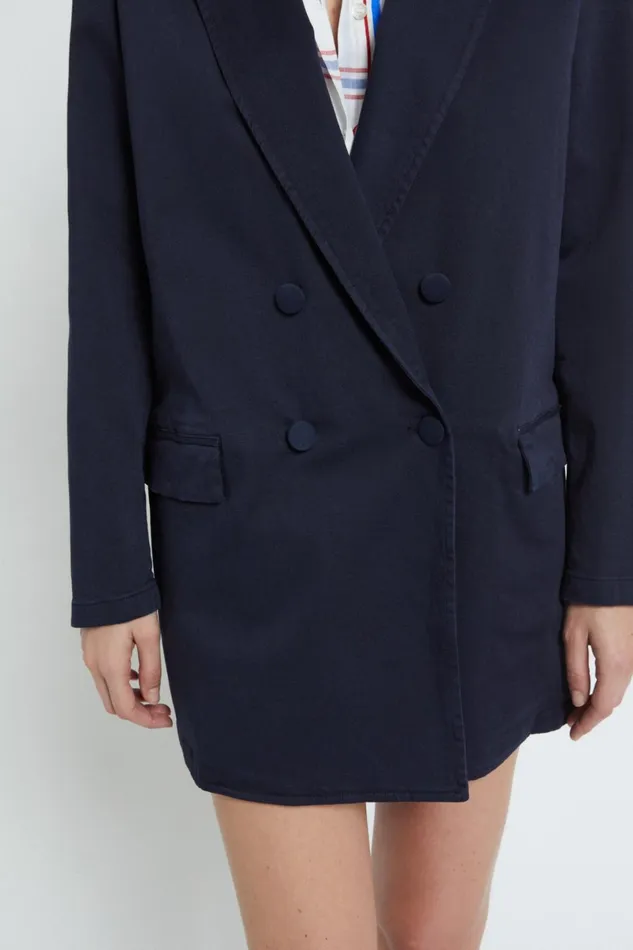 Ottod039Ame Cotton Doublebreasted Jacket Women Blazers and Jackets