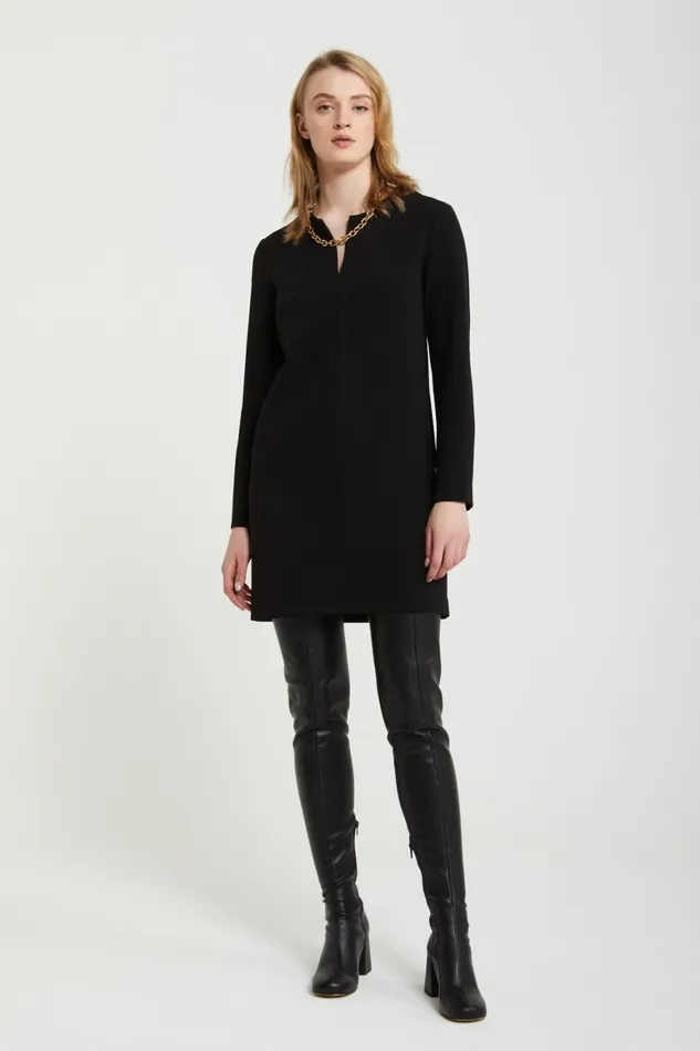 Ottod039Ame Dress With Fretwork039s Neckline Women Dresses