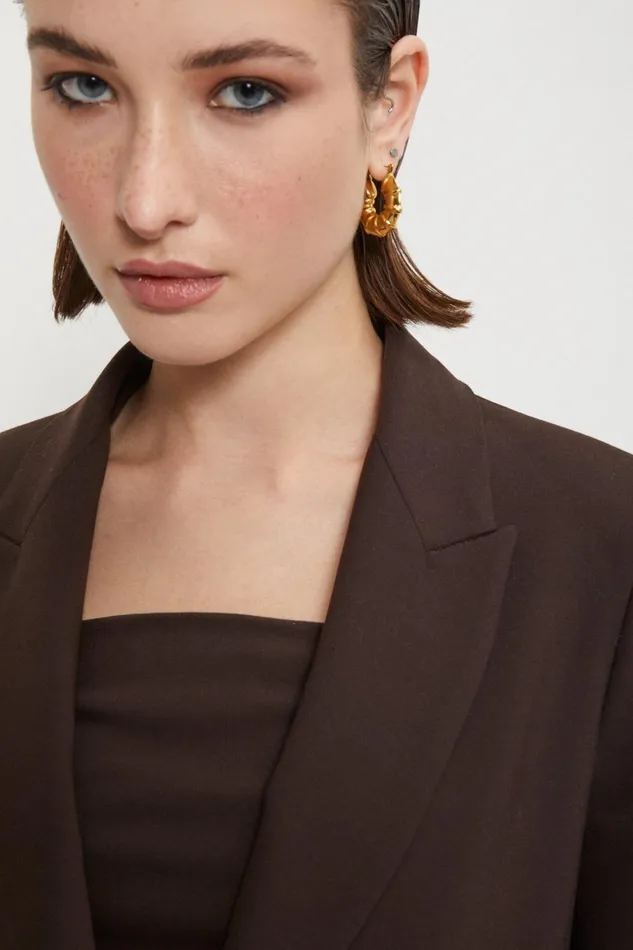 Ottod039Ame Jacket With 1 Button Women Blazers and Jackets