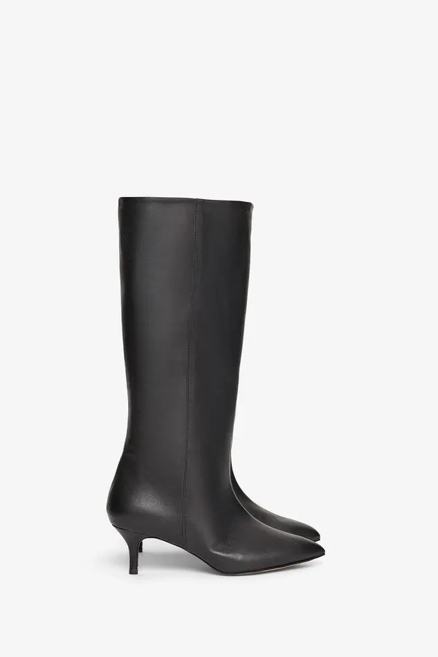 Ottod039Ame Leather Pointed Boots Women Shoes