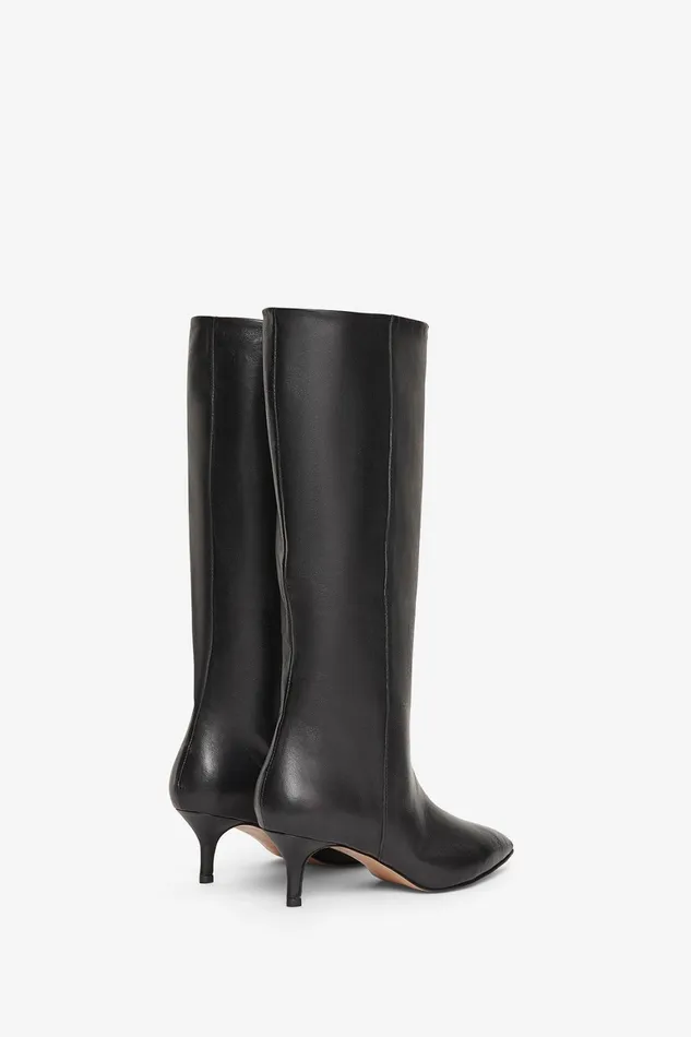 Ottod039Ame Leather Pointed Boots Women Shoes