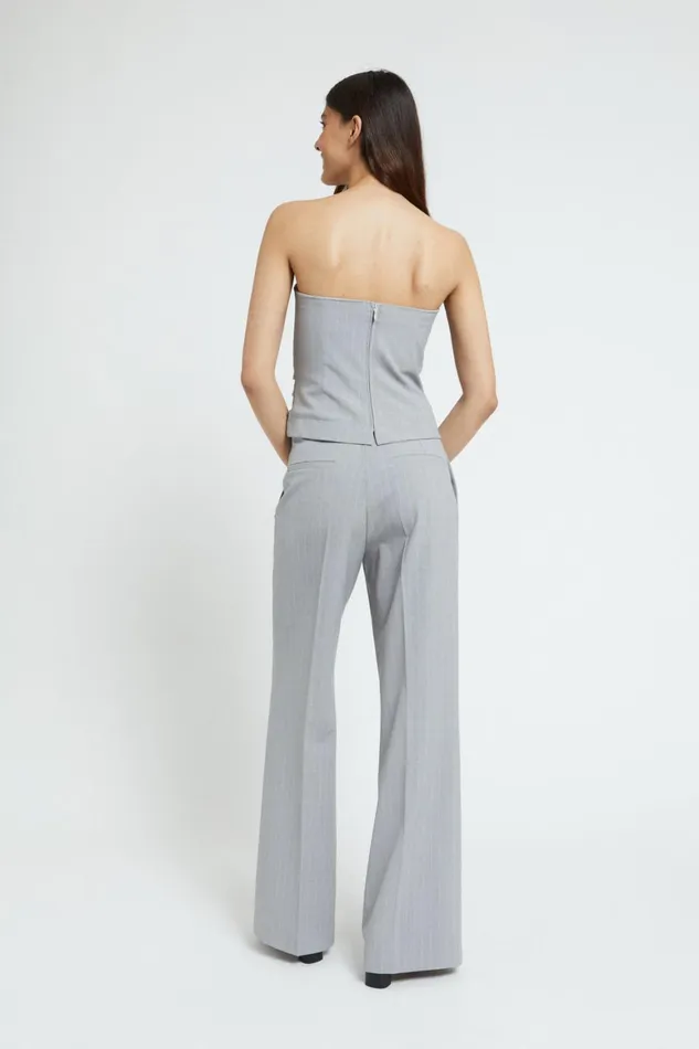 Ottod039Ame Pinstriped Straight Trousers Women Trousers