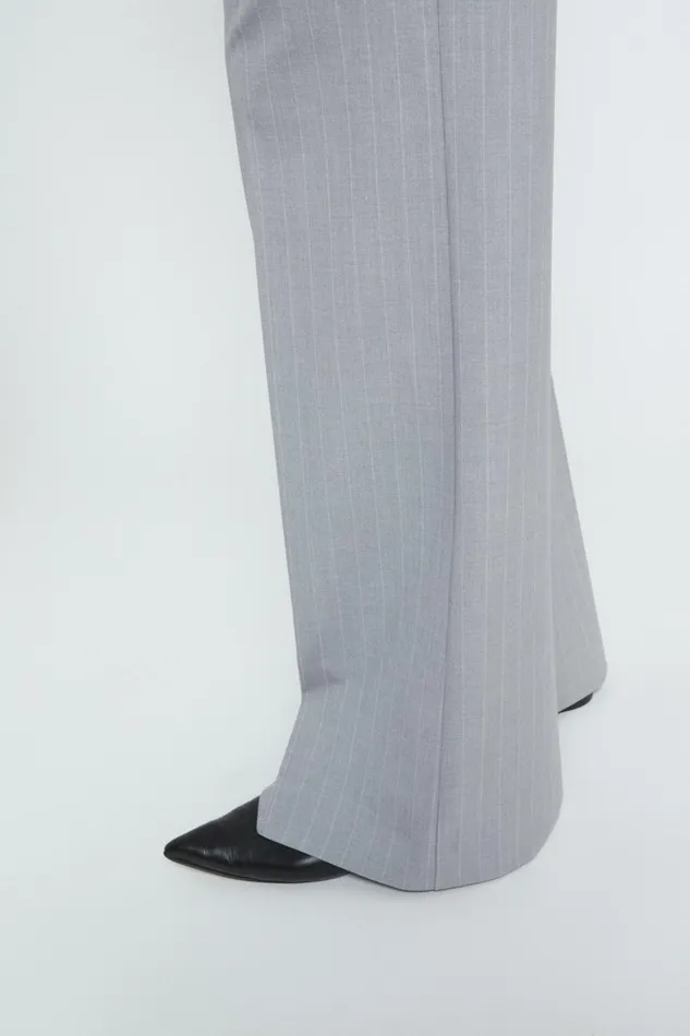 Ottod039Ame Pinstriped Straight Trousers Women Trousers