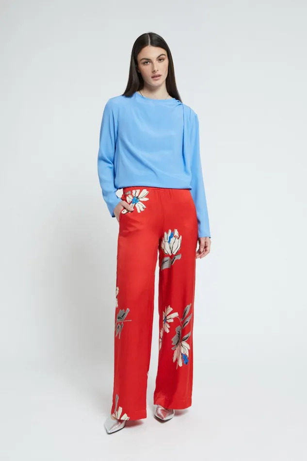 Ottod039Ame Silk Blend Blouse Women Shirts and Blouses