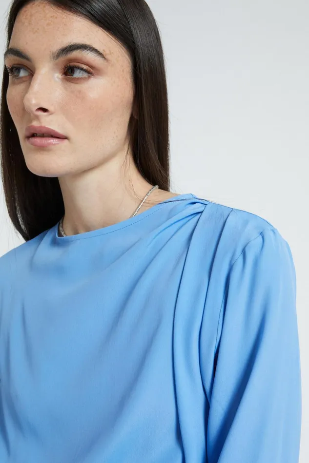 Ottod039Ame Silk Blend Blouse Women Shirts and Blouses