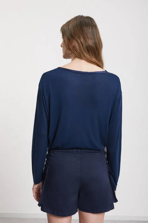 Ottod039Ame Viscose And Silk Blouse Women Shirts and Blouses