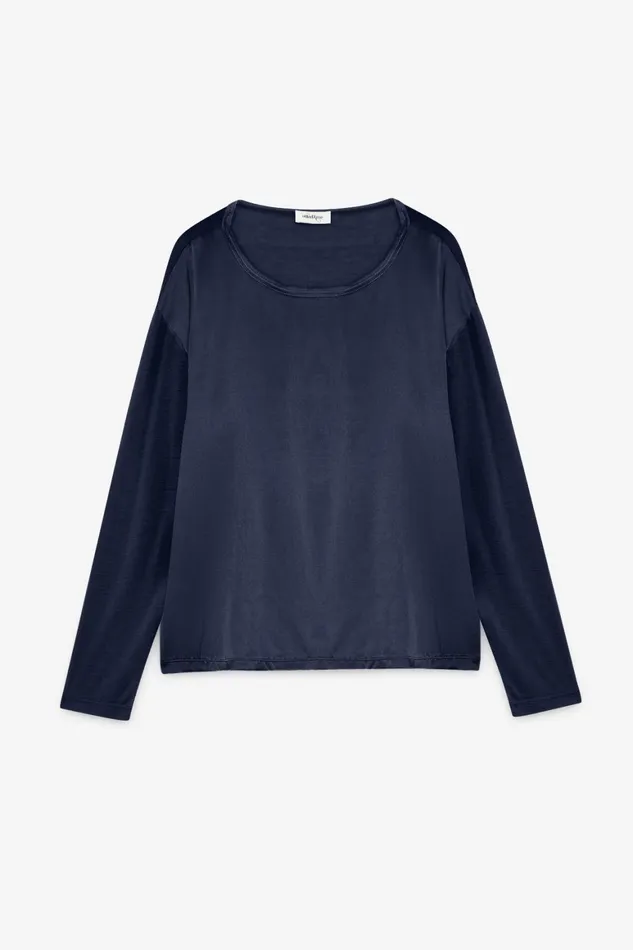 Ottod039Ame Viscose And Silk Blouse Women Shirts and Blouses