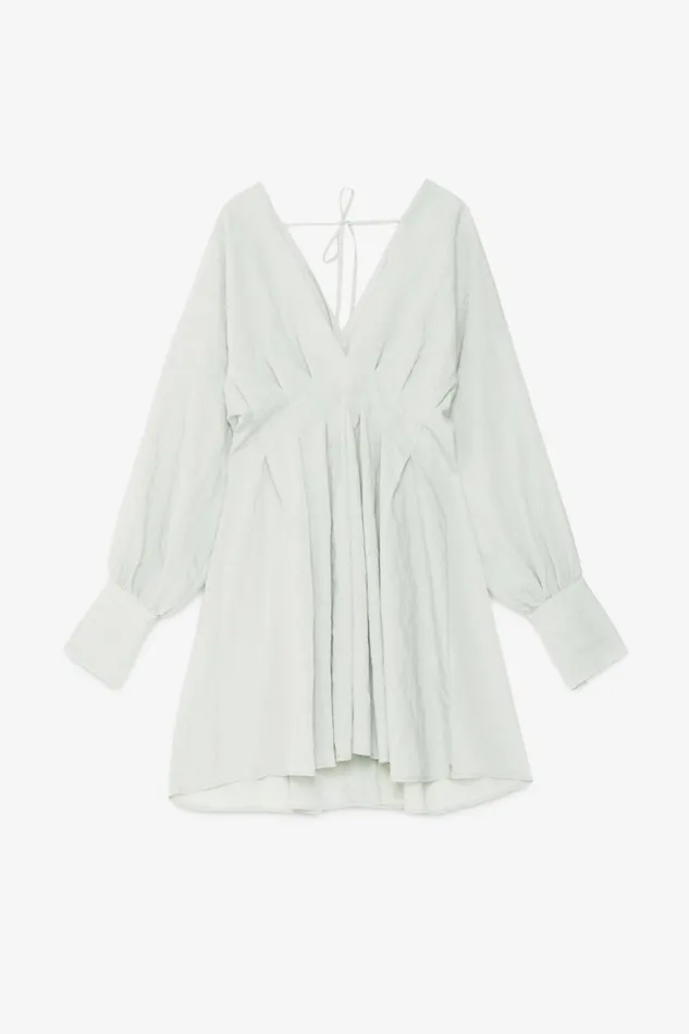 Ottod039Ame Viscose Short Dress With Buttons Women Dresses