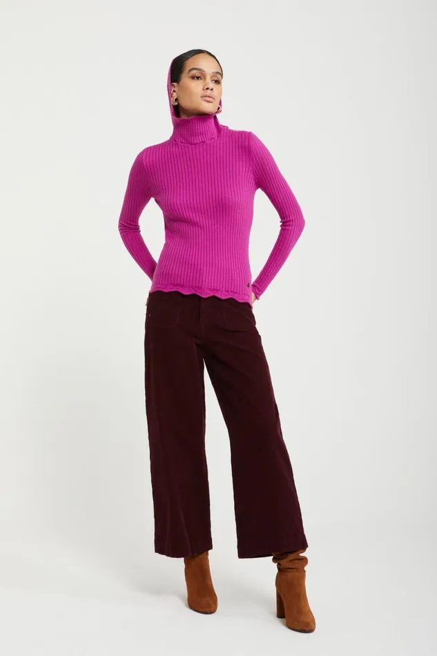 Ottod039Ame Woolblend Turtleneck Jumper Women Knitwear and TShirts