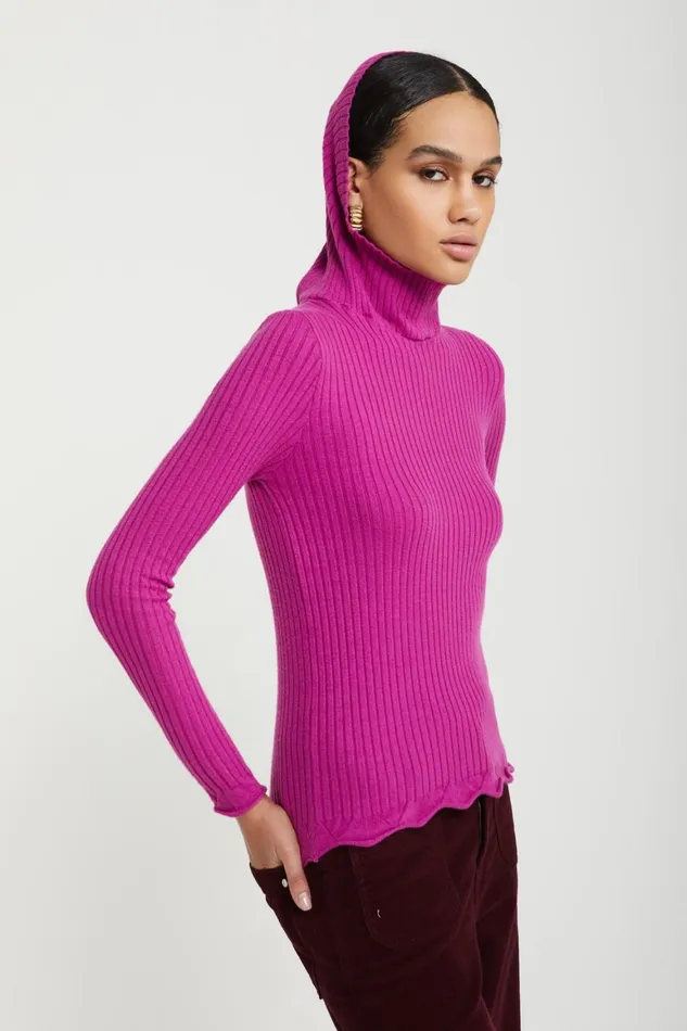 Ottod039Ame Woolblend Turtleneck Jumper Women Knitwear and TShirts
