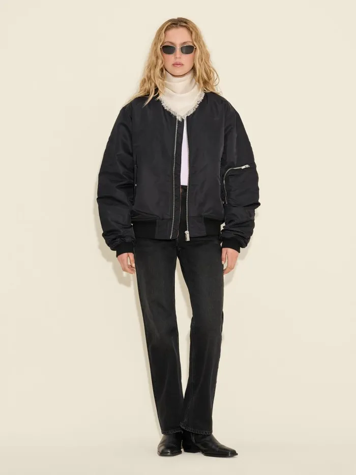 Outerwear Women Holzweiler W Reb Bomber Jacket Black