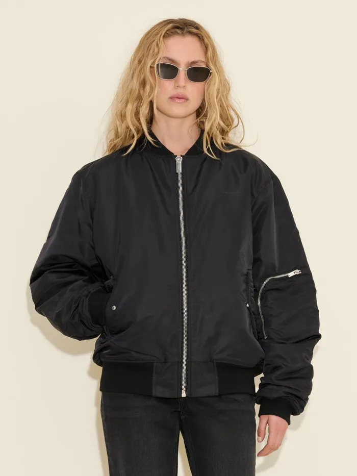 Outerwear Women Holzweiler W Reb Bomber Jacket Black