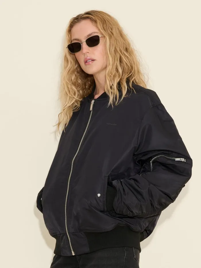 Outerwear Women Holzweiler W Reb Bomber Jacket Black