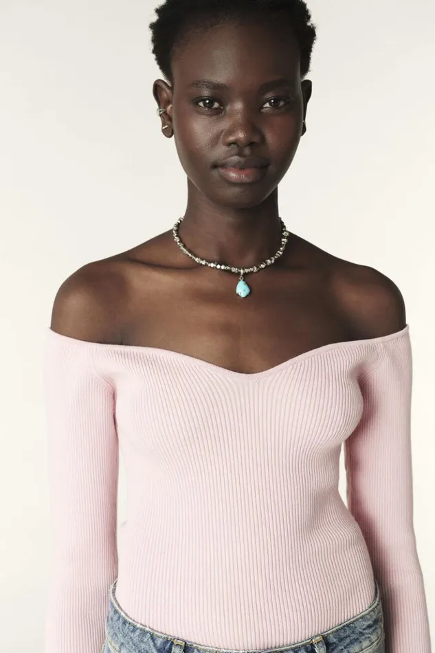 OwaisOffTheShoulder Sweater Clothing Baandsh Sweaters and Cardigans