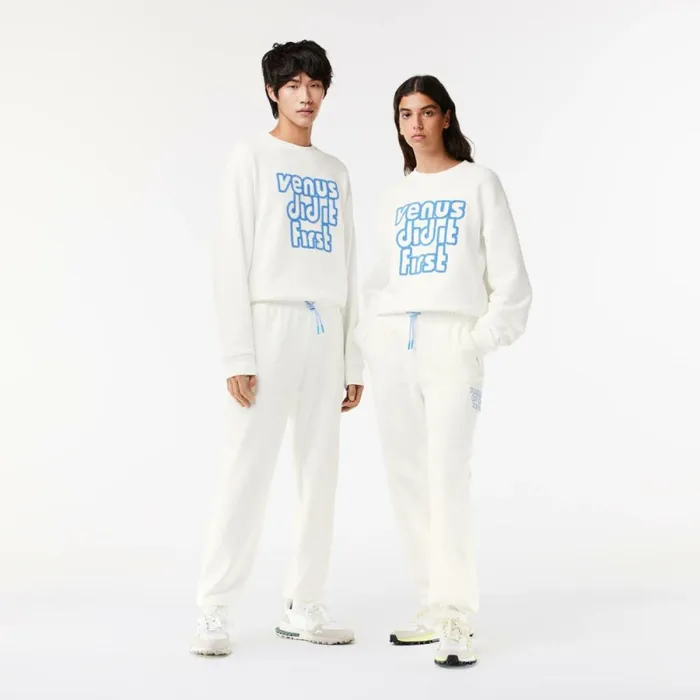 Pants and Leggings Women Lacoste Lacoste X EleVen By Venus Sweatpants White 70v Pants and Leggings Women Lacoste Lacoste X EleVen By Venus Sweatpants White 70v