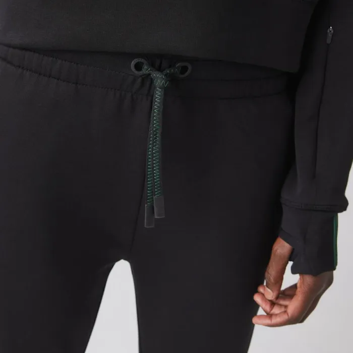 Pants and Leggings Women Lacoste Women039s Cotton Jersey Joggers Black 031