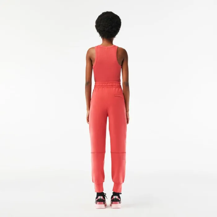 Pants and Leggings Women Lacoste Women039s Cotton Jersey Joggers Pink Zv9