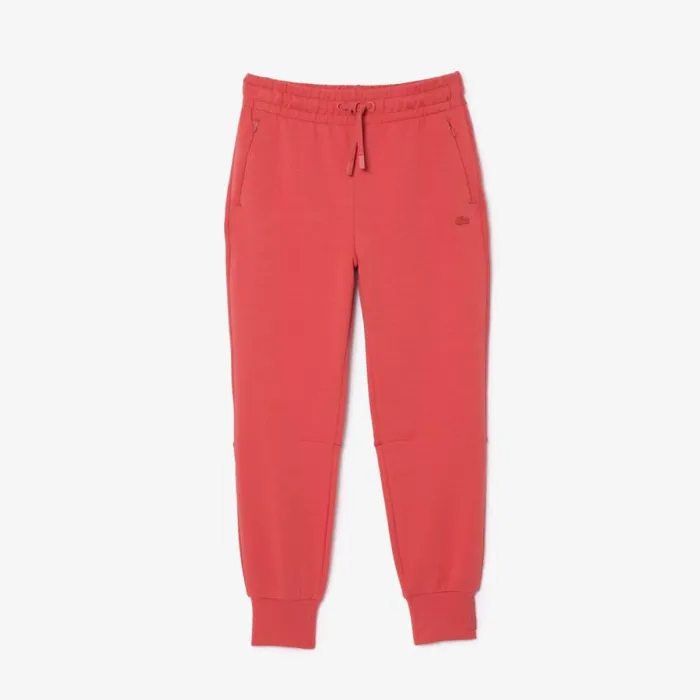 Pants and Leggings Women Lacoste Women039s Cotton Jersey Joggers Pink Zv9