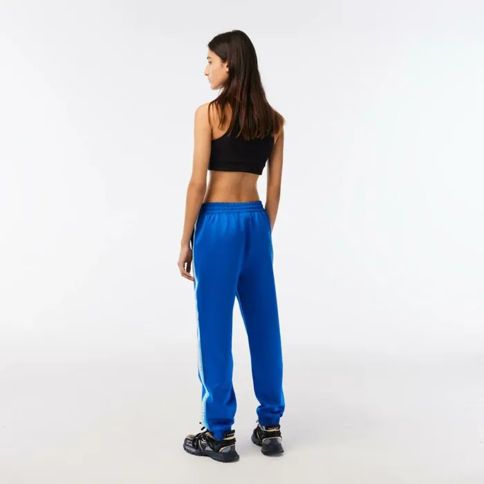 Pants and Leggings Women Lacoste Womens Logo Stripe Joggers Kingdom Blue Kxb