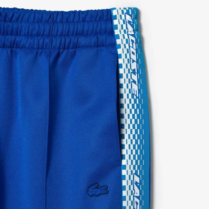 Pants and Leggings Women Lacoste Womens Logo Stripe Joggers Kingdom Blue Kxb