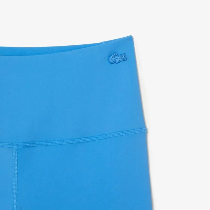Pants and Leggings Women Lacoste Womens Recycled Polyester Tapered Leggings Ethereal Blue L99