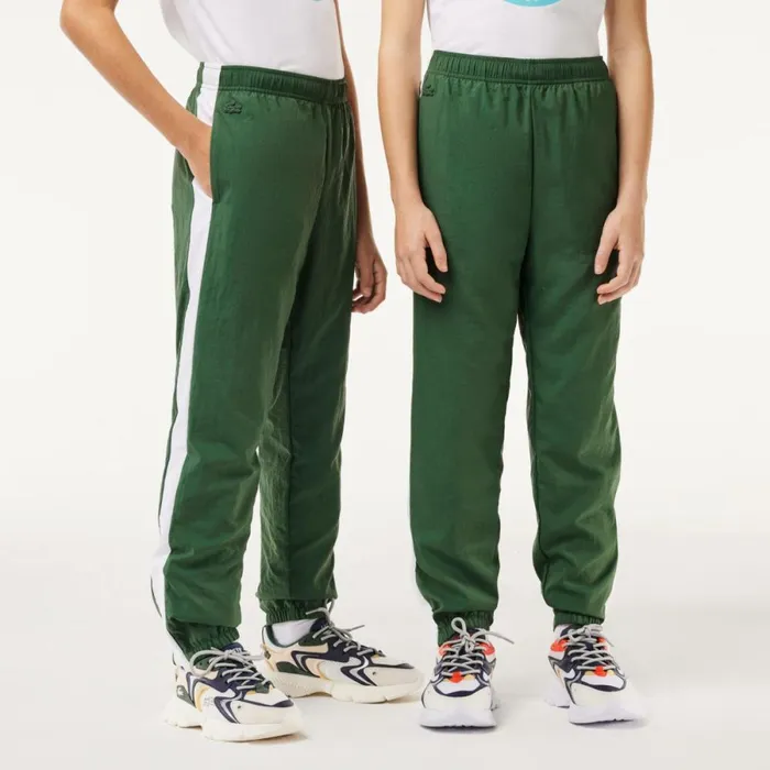 Pants and Shorts Kids Lacoste Kids039 Colorblock Sweatpants Dark Green Smi