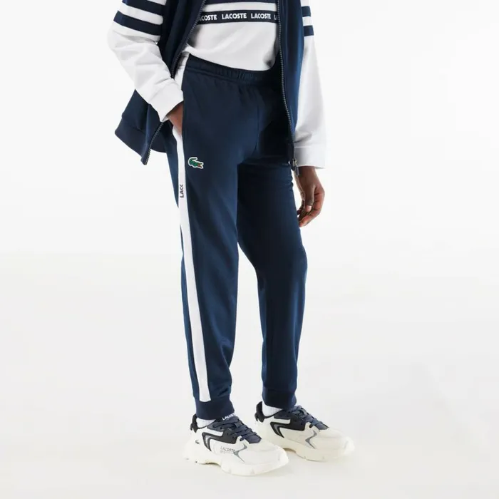 Pants and Shorts Kids Lacoste Kids039 Tennis Sweatsuit Navy Blue White 525