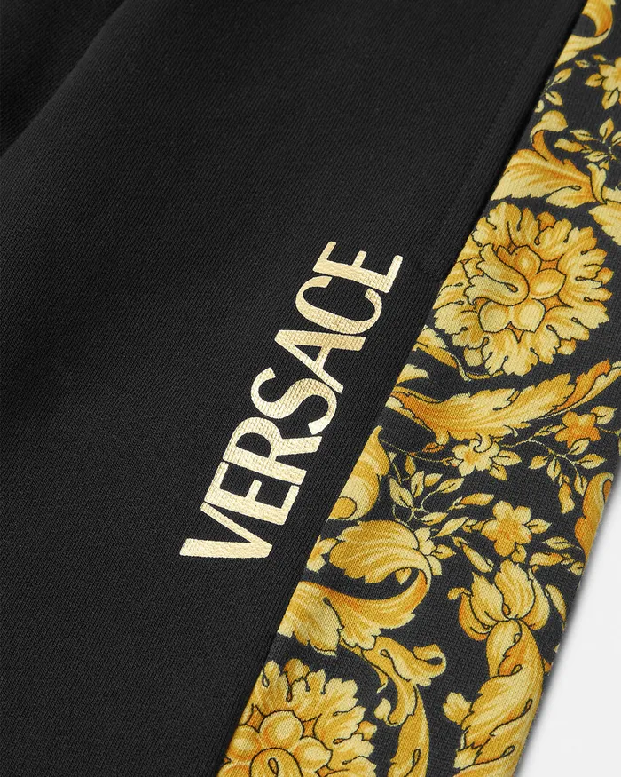 Pants and Skirts Kids Versace Barocco Sweatpants Black