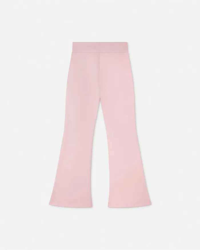 Pants and Skirts Kids Versace Crystal Logo Sweatpants Pink