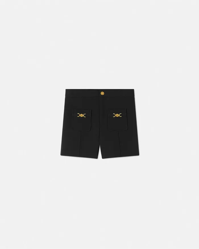 Pants and Skirts Kids Versace Medusa 03995 Shorts Black