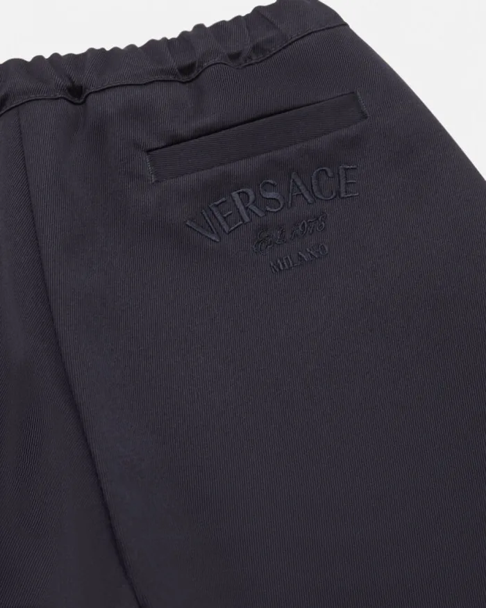 Pants Kids Versace Milano Stamp Baby Pants Blue