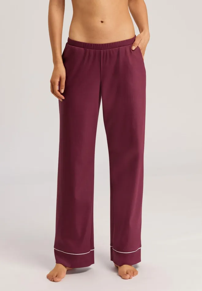 Pants Ruby Wine Women HANRO Pajama Bottoms