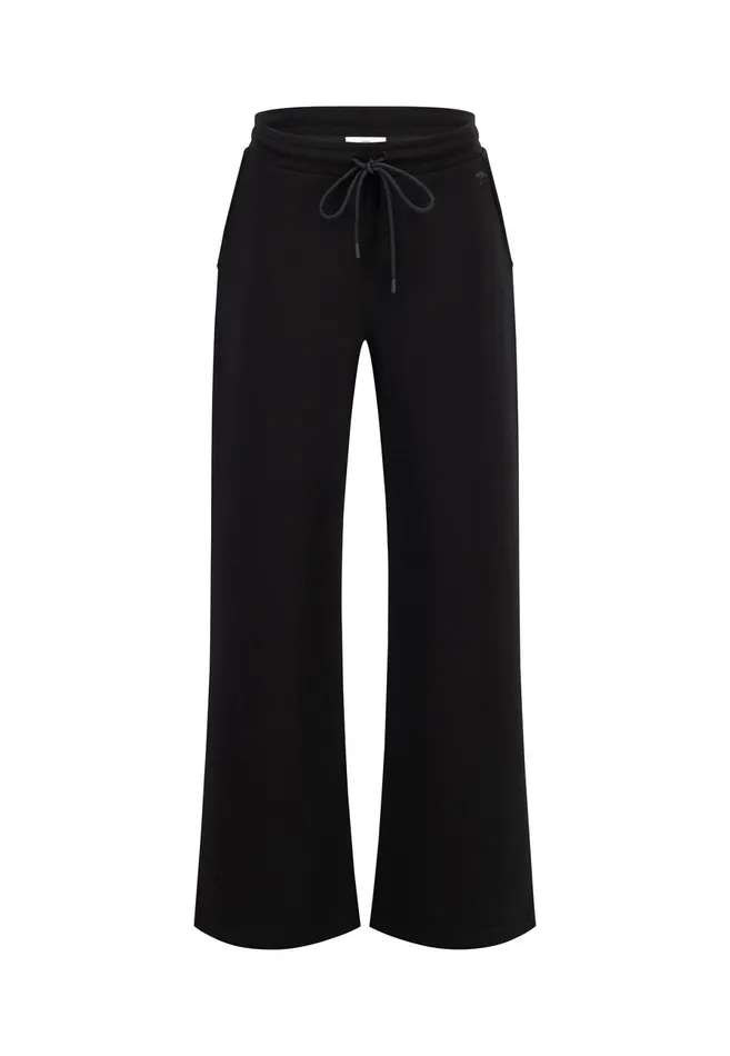 Pants Women FYNCHHATTON Sweatpants With A Wide Cut Blue Purpleblack