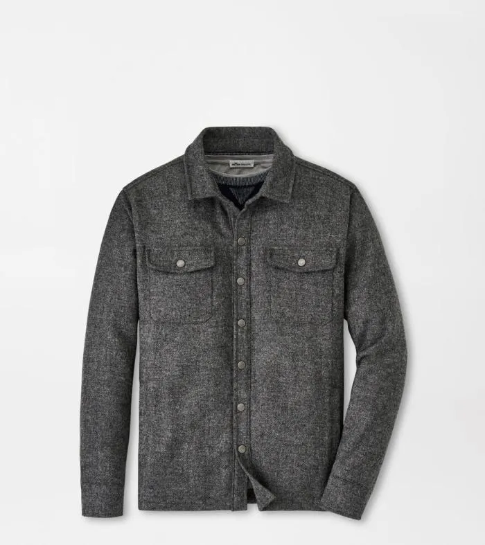 Peter Millar Jackets 038 Coats Men Yorkshire Wool Shirt Jacket