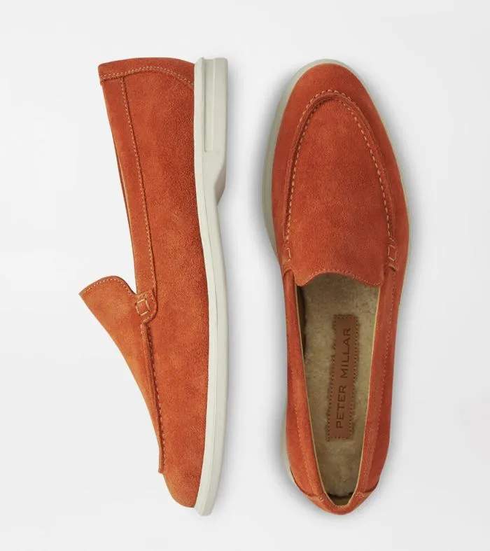 Peter Millar Shoes 038 Accessories Women Excursionist Venetian Shearling Loafer
