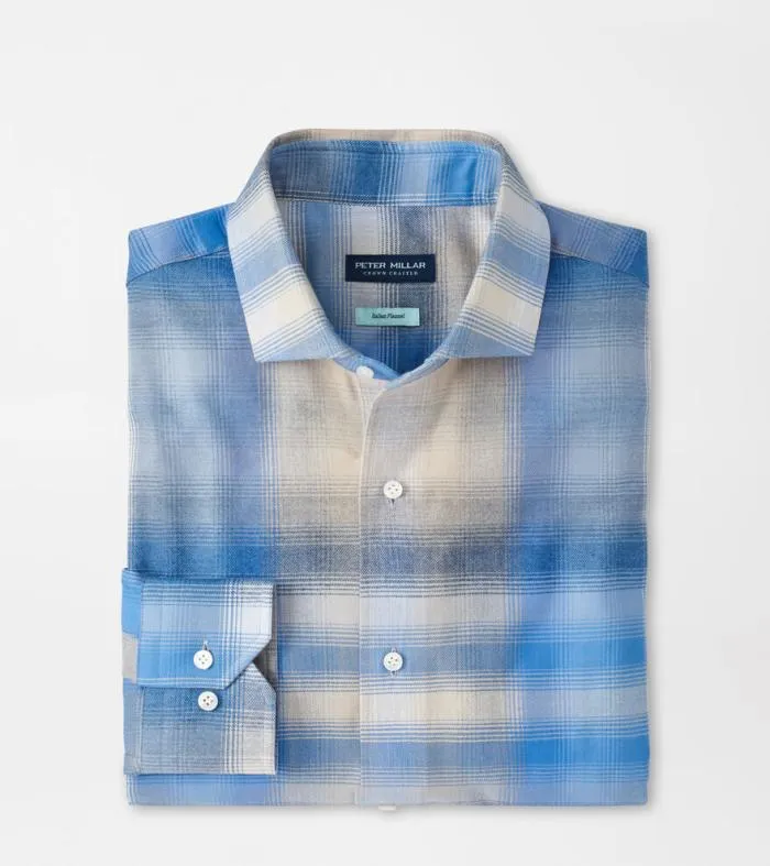 Peter Millar Sport Shirts Men Goodman Italian Flannel Sport Shirt